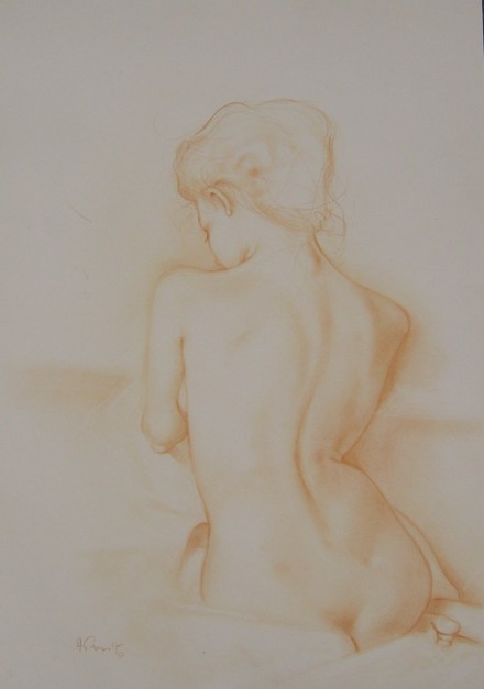 NUDO DI SCHIENA  ( DISEGNO ) 